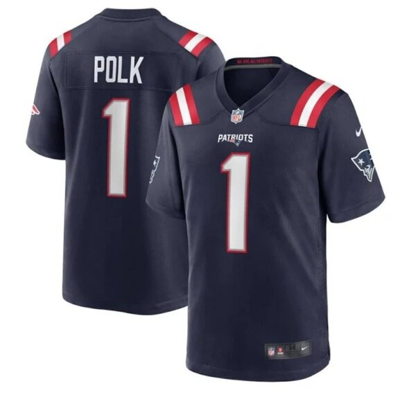 Mens Youths Kids Womens 1 Ja'Lynn Polk Navy Stitched Jersey
